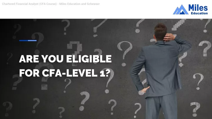 are you eligible for cfa level 1