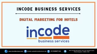 Digital Marketing For Hotels - Incode Business Services