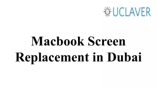 Macbook Screen Replacement