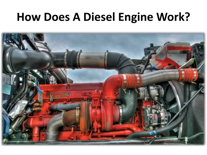 how does a diesel engine work