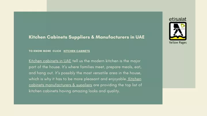 kitchen cabinets suppliers manufacturers in uae