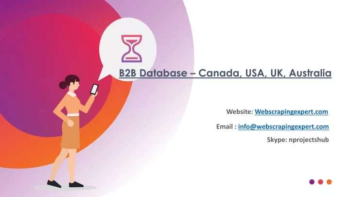 b2b database canada usa uk australia