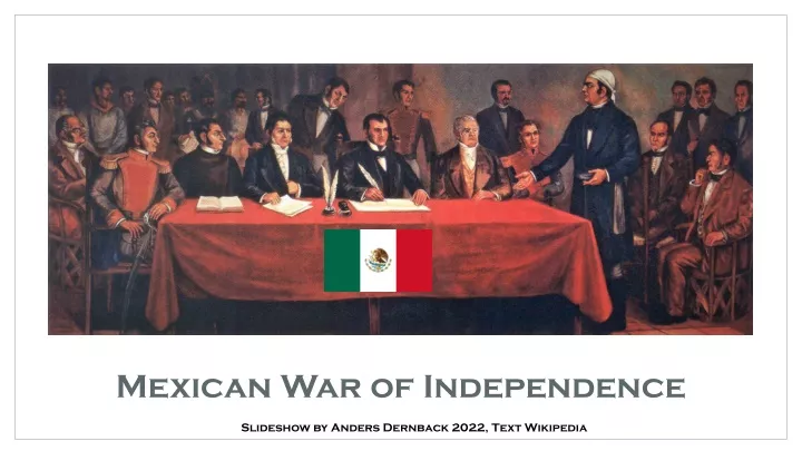 mexican war of independence