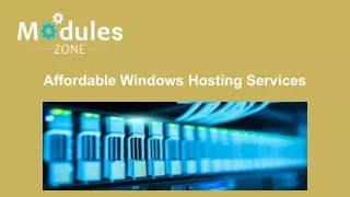 affordable windows hosting services