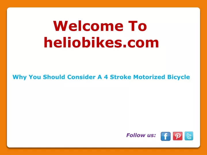 welcome to heliobikes com