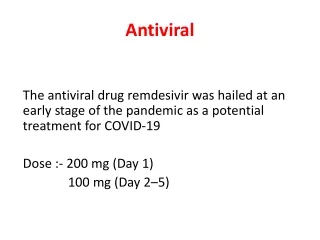 antiviral