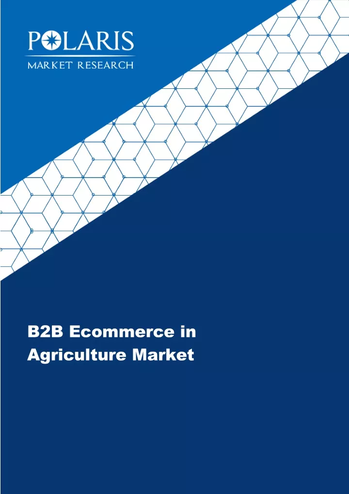 PPT - B2B Ecommerce In Agriculture Market PowerPoint Presentation, Free ...