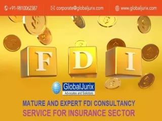 Mature and Expert FDI Consultancy Services for Insurance Sector