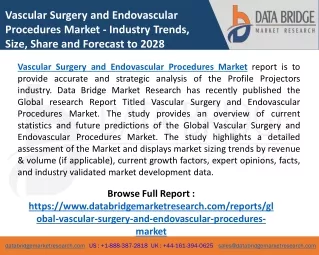 vascular surgery and endovascular procedures