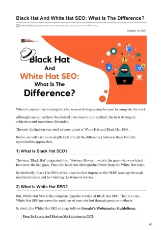 mixmedialabs.com-Black Hat And White Hat SEO What Is The Difference