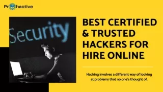 Best Certified & Trusted Hackers For Hire Online