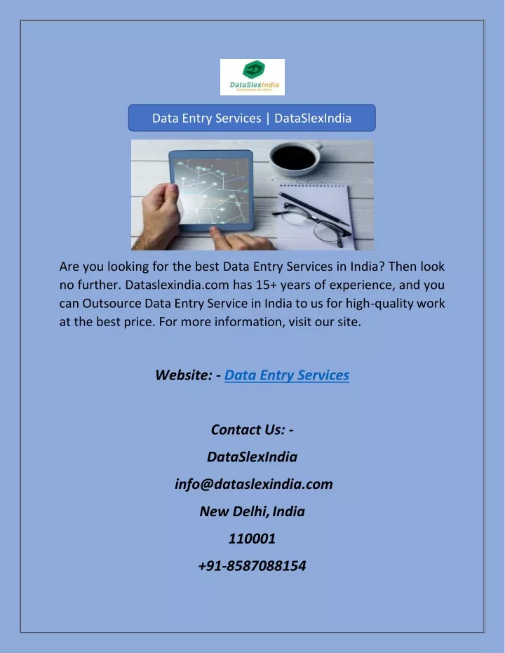 data entry services dataslexindia