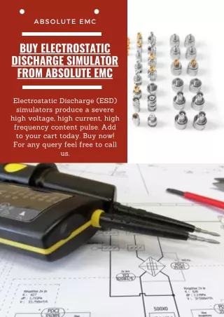 Buy Electrostatic Discharge Simulator From Absolute EMC