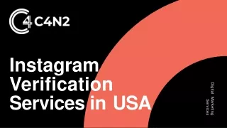 Instagram Verification Services in USA