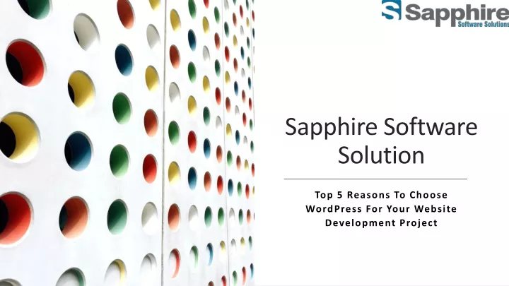 sapphire software solution