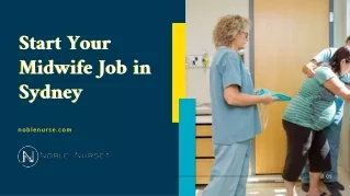 Start Your Midwife Job in Sydney