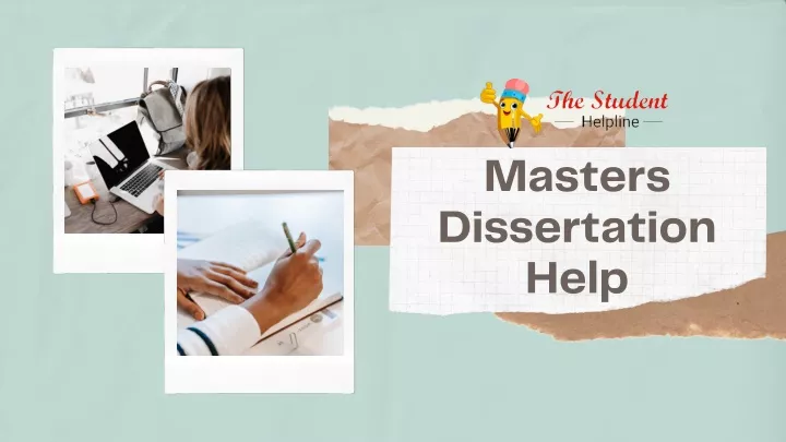 masters dissertation help