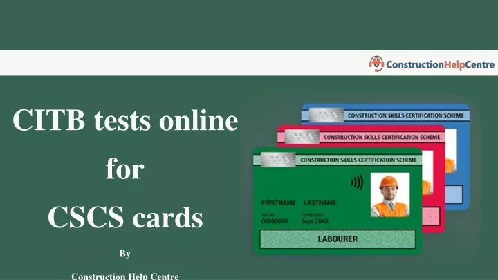 citb tests online for cscs cards by construction