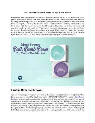 most secure bath bomb boxes for you in the market