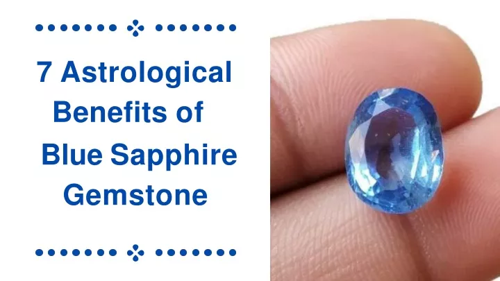 7 astrological benefits of blue sapphire gemstone