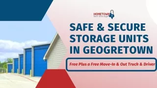 safe secure storage units in geogretown