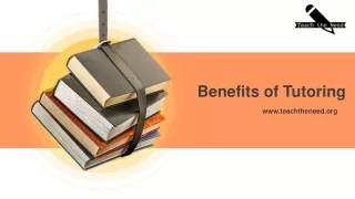 Benefits of Tutoring