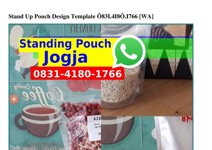 stand up pouch design template 83i 4i8 i766 wa