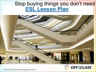 stop buying things you don t need esl lesson plan