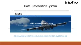 hotel reservation system