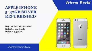 Apple iPhone 5 32GB Silver Refurbished