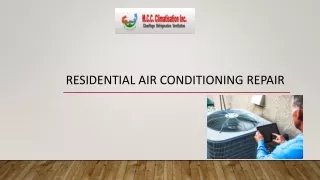 Top Residential Air Conditioning Repair Company