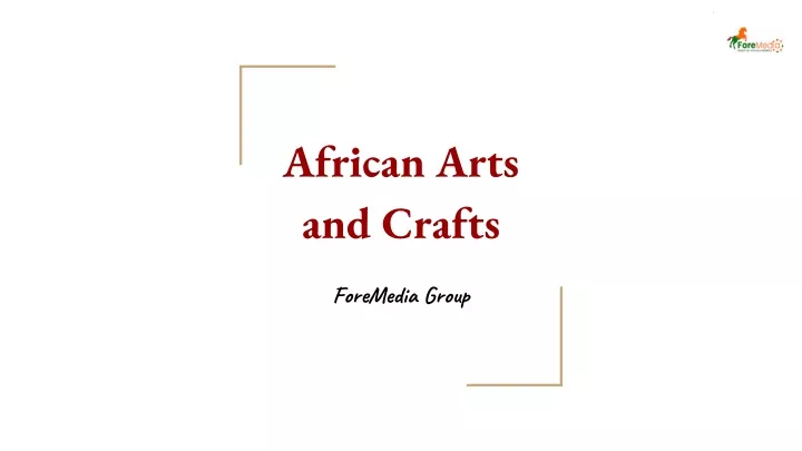 african arts and crafts