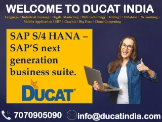 welcome to ducat india