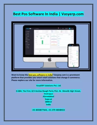best pos software in india vasyerp com
