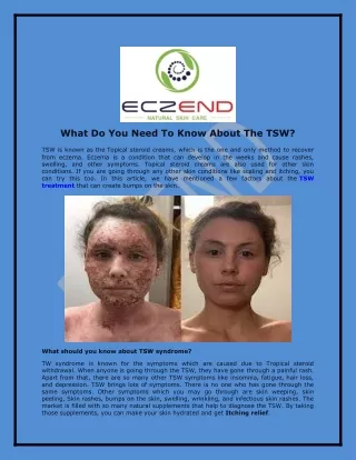 what do you need to know about the tsw