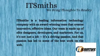 Best Web 2022 Services by ITSmiths