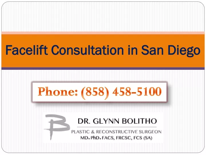 facelift consultation in san diego