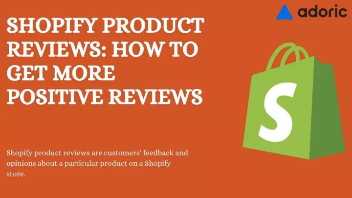 shopify product reviews how to get more positive