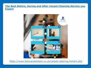 the best before during and after carpet cleaning