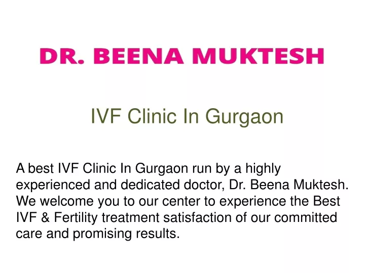 ivf clinic in gurgaon