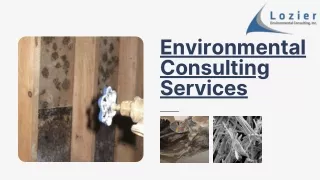 Environmental Consulting Services in Rochester NY