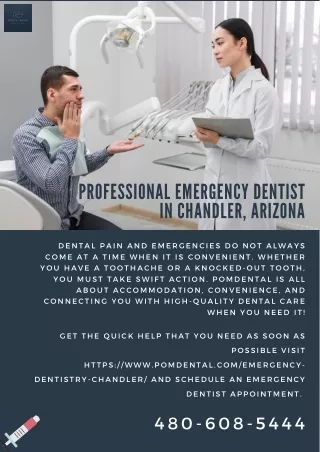 Professional Emergency Dentist in Chandler, Arizona
