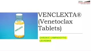 Venetoclax: A BCL-2 Inhibitor Class of Drug