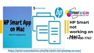 hp smart not working on mac