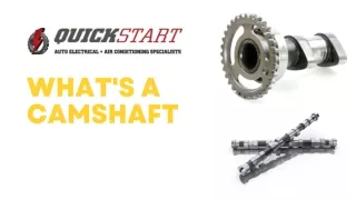 What’s a Camshaft
