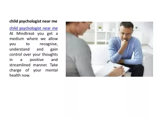 child psychologist near me