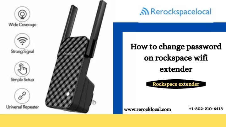 how to change password on rockspace wifi extender