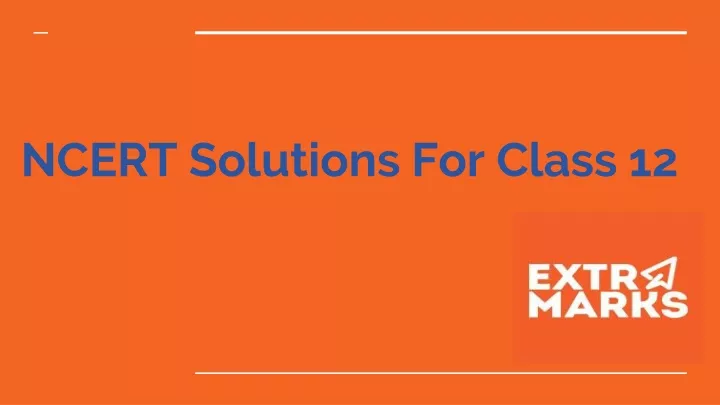 ncert solutions for class 12