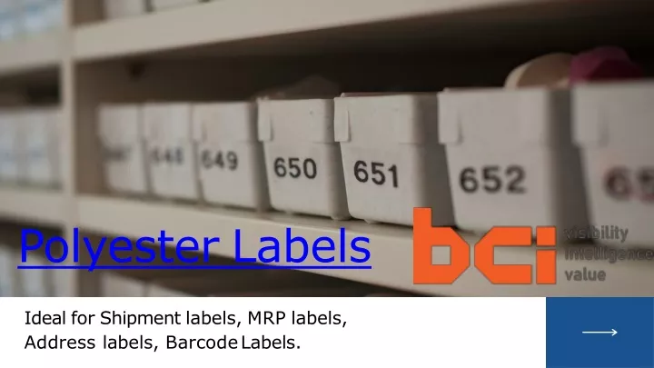 polyester labels