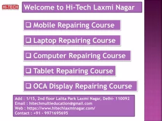 OCA Repairing Course in Delhi